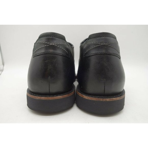 Timberland Logo Black Leather Cap Toe Lace Up Oxfords Shoes Men\'s 11.5 main image 10